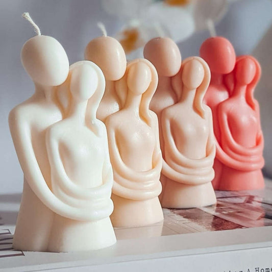 Couple Embrace candle