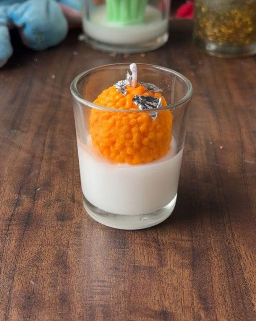 Laddoo Candle in Glass