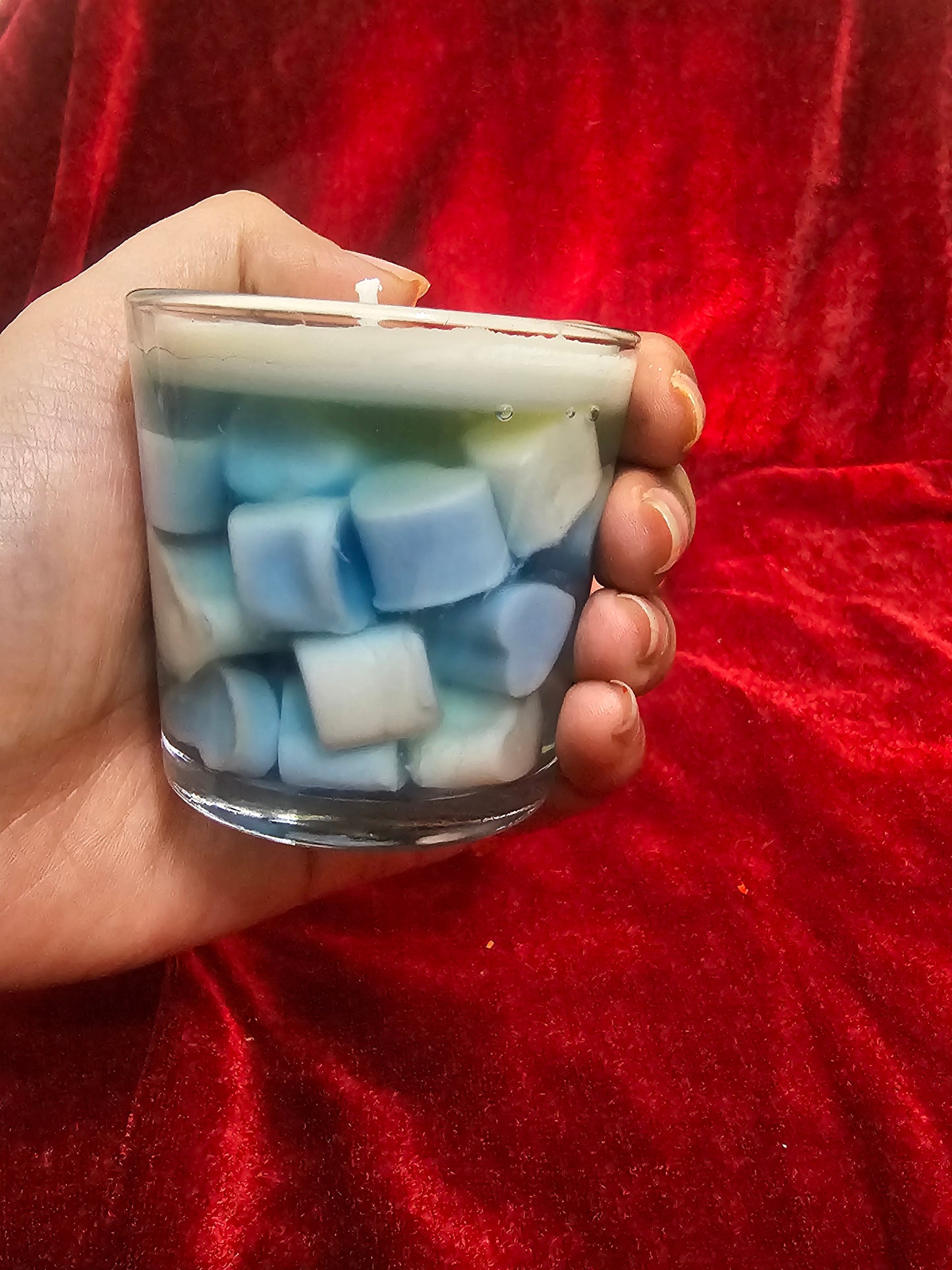 Love candle❤️ (mini heart in gel wax)