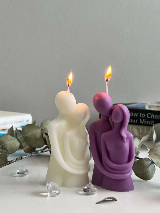 Couple Embrace candle