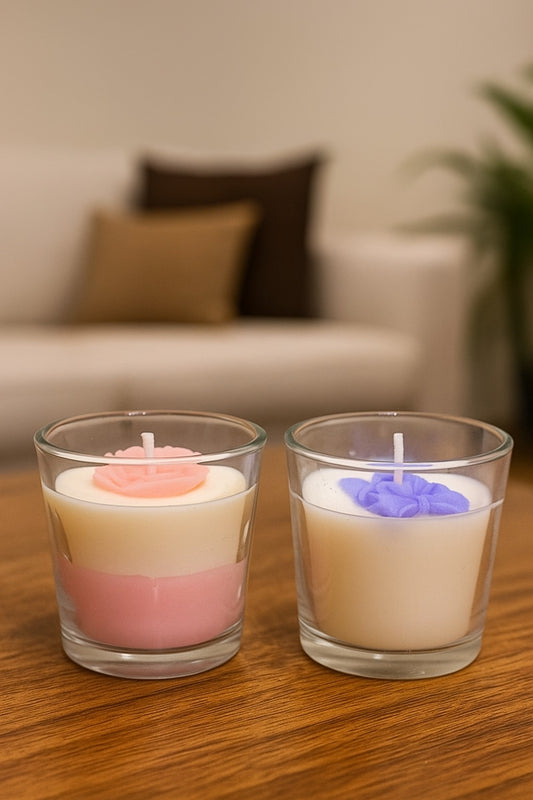 Small Glass Candle
