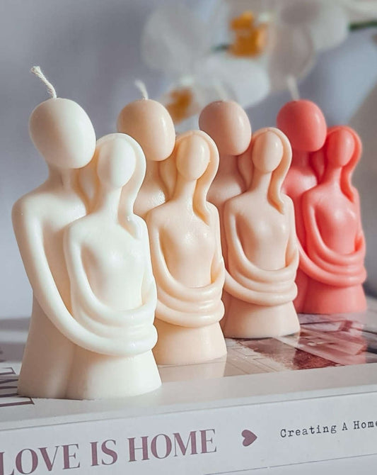 Couple Embrace candle