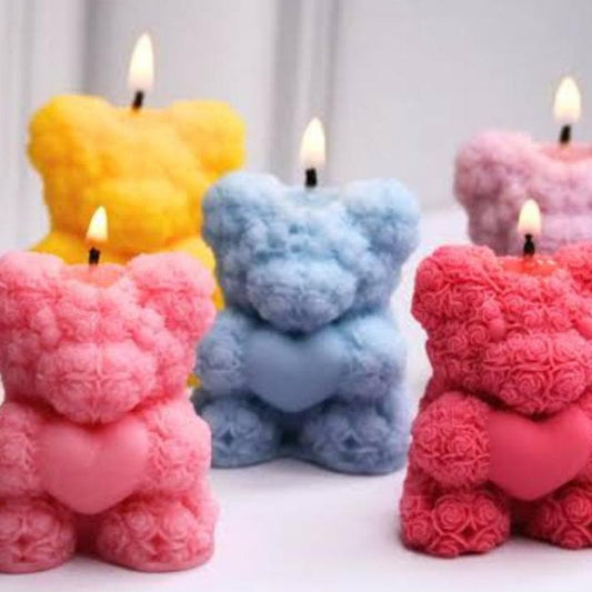 Teddy Bear Candle
