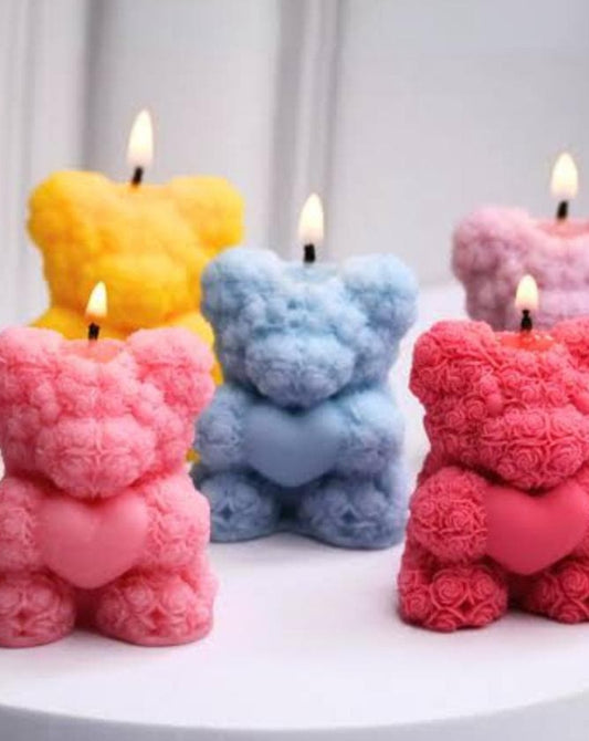Teddy Bear Candle