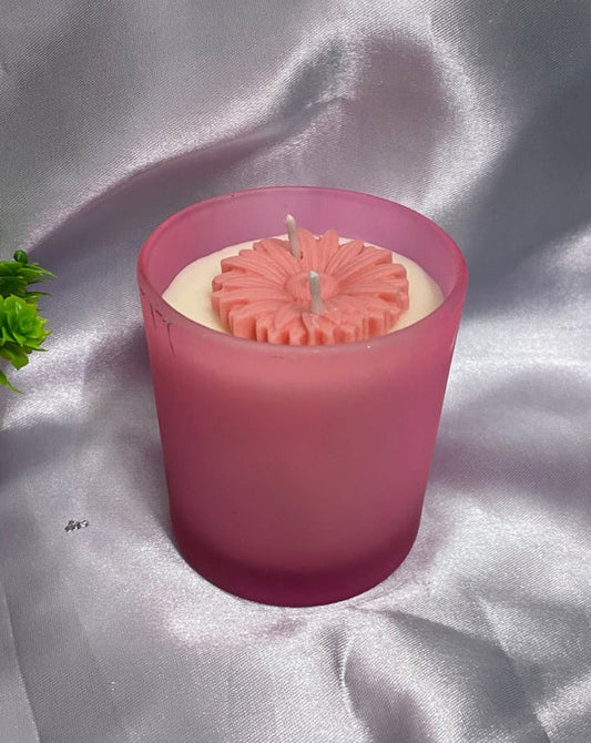 Frosting Glass Candle