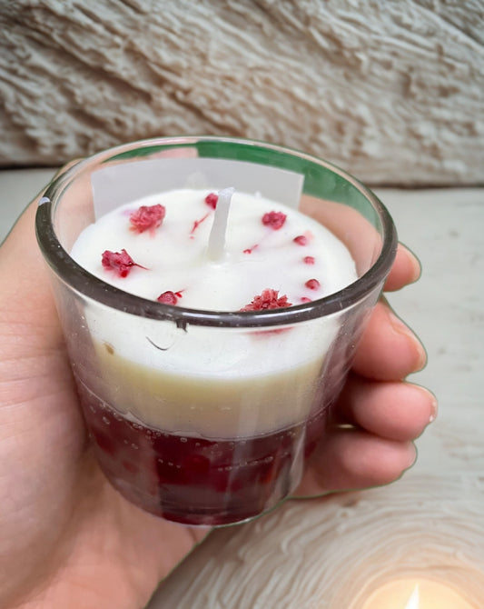 Petal glow candle